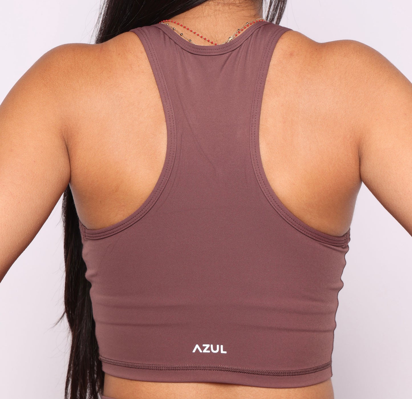 BROWN RAZOR BACK TOP