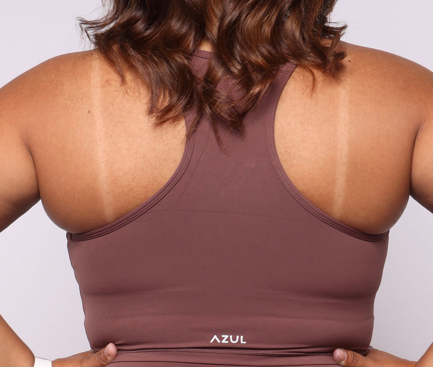 BROWN RAZOR BACK TOP