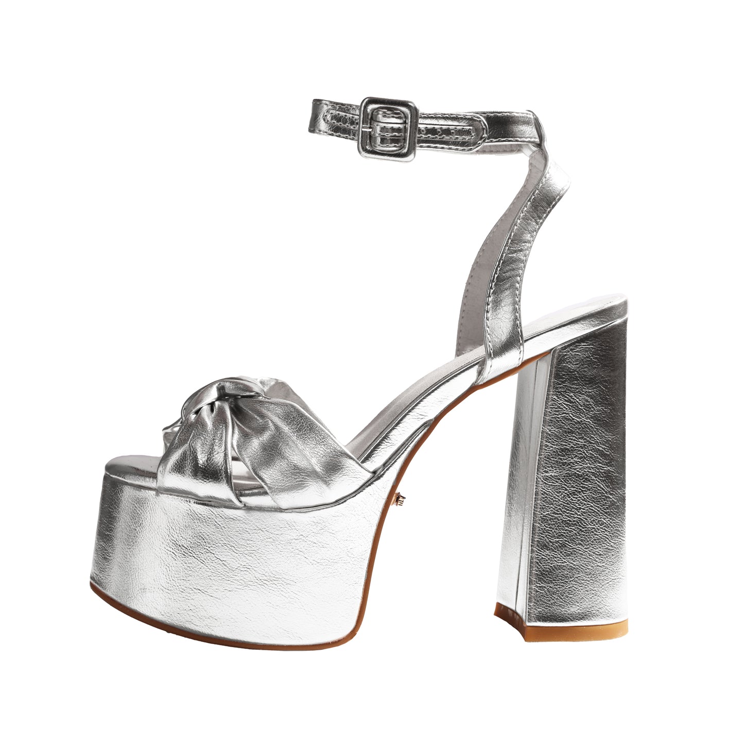 Mayra Silver Platform Heel