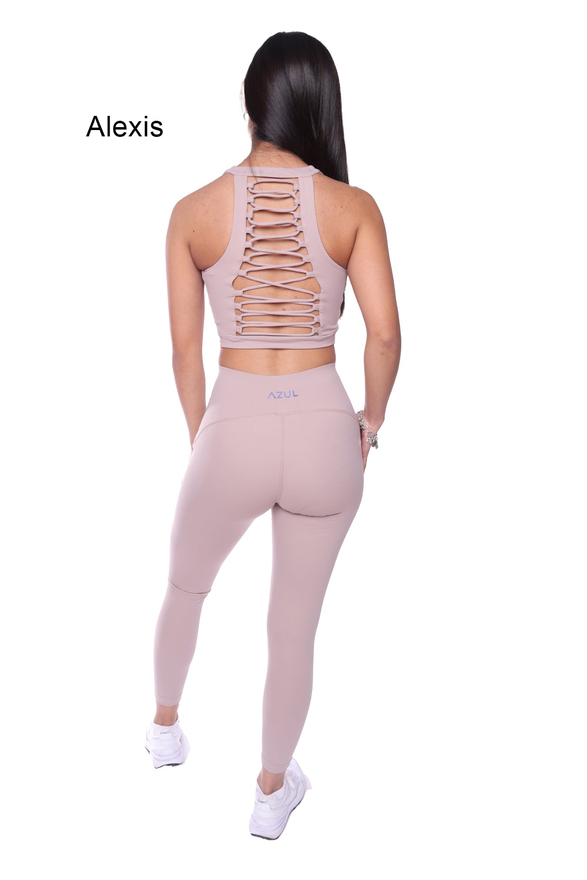 Taupe Criss Cross Top